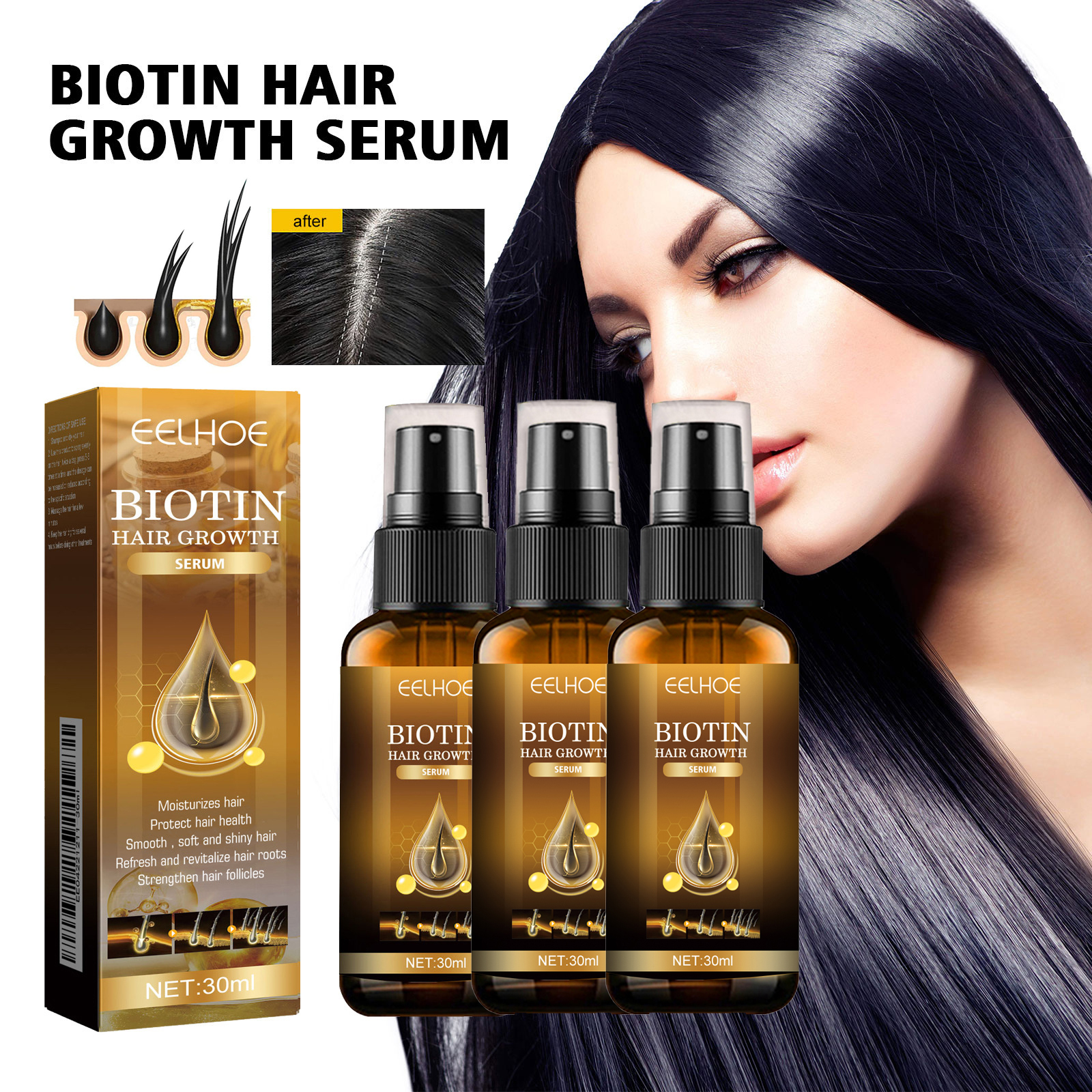Biotin Hair Care Spray Nourish - Hair Care Essence Oil Spray recensie en prijs