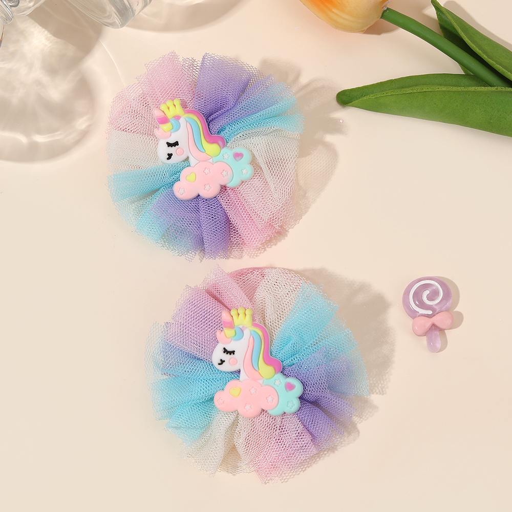 2Pcs Cartoon Unicorn Hair Tie  - Hair Net Invisible recensie en prijs