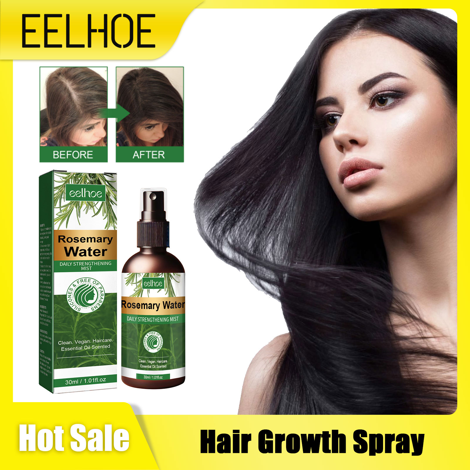 Rosemary Spray for Hair Nouris - Hair Care For Hair Loss recensie en prijs